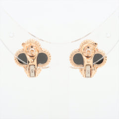 Van Cleef & Arpels Vintage Alhambra Onyx Earrings