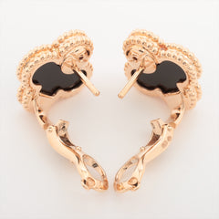 Van Cleef & Arpels Vintage Alhambra Onyx Earrings