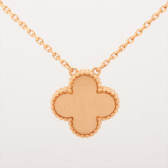 Van Cleef & Arpels Vintage Alhambra Malachite with Diamond Holiday Limited Edition Necklace