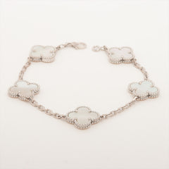 Van Cleef & Arpels Vintage Alhambra 5 Motifs Mother of Pearls Bracelet