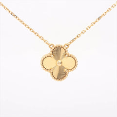 Van Cleef & Arpels Vintage Alhambra Guilloche Necklace