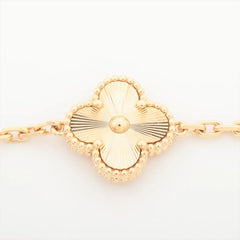 Van Cleef & Arpels Vintage Alhambra Guilloche 5 Motifs Bracelet