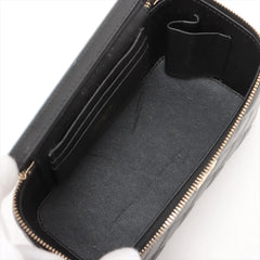 Chanel Matelasse Vanity 2 Way Bag Black