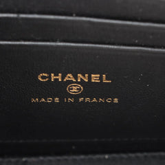Chanel Matelasse Vanity 2 Way Bag Black