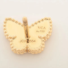 Van Cleef & Arpels Sweet Alhambra Papillon Butterfly Mother of Pearl Earrings