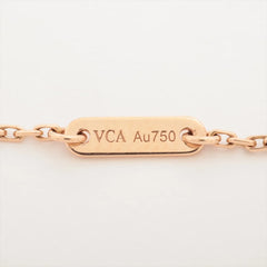 Van Cleef & Arpels Sweet Alhambra Hearts Carnelian Bracelet