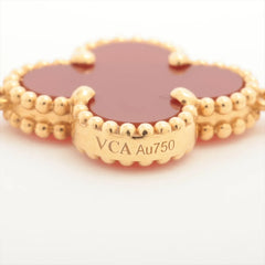 Van Cleef & Arpels Vintage Alhambra 5 motif Carnelian Bracelet