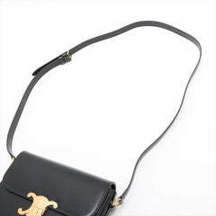 Celine Teen Triomphe Classic Shiny Calfskin Black