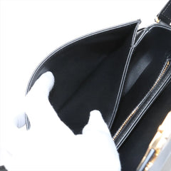 Celine Teen Triomphe Classic Shiny Calfskin Black