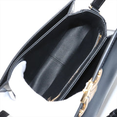 Celine Teen Triomphe Classic Shiny Calfskin Black