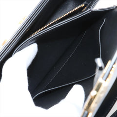 Celine Teen Triomphe Classic Shiny Calfskin Black