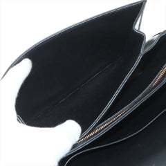 Celine Triomphe Teen Shiny Calfskin Black
