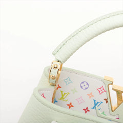 Louis Vuitton x Limited Edition Takashi Murakami Capucines Mini Light Green