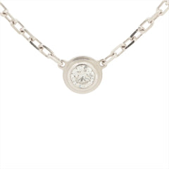 Cartier D'amour Small Diamond Necklace White Gold