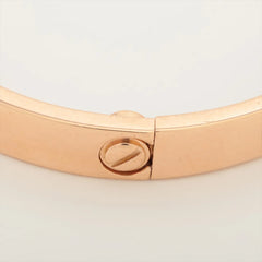 Cartier Love Bracelet Classic Model Rose Gold Size 17