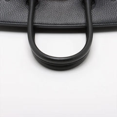 Hermes Birkin 35  Ardennes Noir GHW B Square Stamp