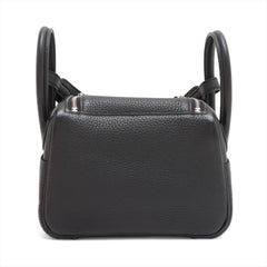 Hermes Mini Lindy Clemence Noir Black - W stamp