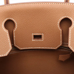 Hermes Birkin 30 Gold GHW W Stamp