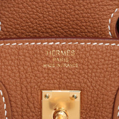 Hermes Birkin 25 Gold with GHW W Stamp
