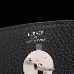 Hermes Lindy 26 Noir Black PHW W Stamp