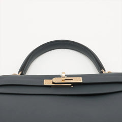 Hermes Kelly 28 Gris Misty Epsom W Stamp