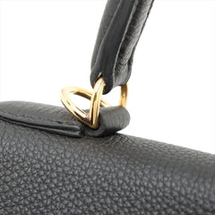 Hermes Kelly 28 Noir Togo GHW C Stamp Black