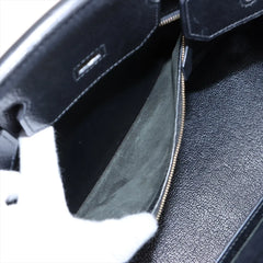 Hermes Birkin 35 GHW Noir Black Square B Stamp