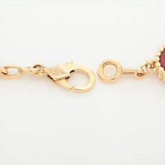 Van Cleef & Arpels Vintage Alhambra 5 Motifs Carnelian Bracelet