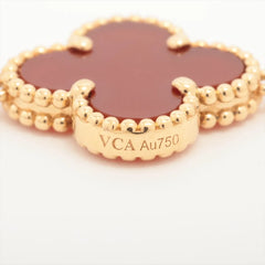Van Cleef & Arpels Vintage Alhambra 5  Motif Carnelian Bracelet