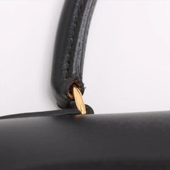 Hermes Kelly 35 Box Calf Noir - Stamp V Circle 1992
