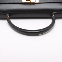 Hermes Kelly 35 Box Calf Noir - Stamp V Circle 1992