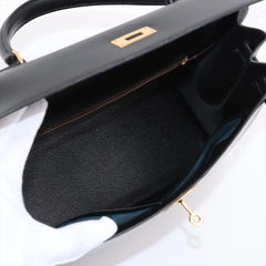 Hermes Kelly 35 Box Calf Noir - Stamp V Circle 1992