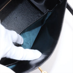 Hermes Kelly 35 Box Calf Noir - Stamp V Circle 1992