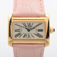 Cartier Mini Tank Divan Yellow Gold Quartz Watch W6300356