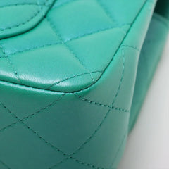 Chanel Mini Rectangular Top Handle Iridescent Green