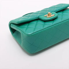Chanel Mini Rectangular Top Handle Iridescent Green