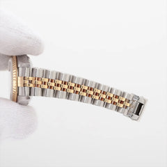 Rolex 26mm Lady Datejust Two tone Silver/Grey Face Roman Numerals