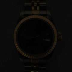 Rolex 26mm Lady Datejust Two tone Silver/Grey Face Roman Numerals