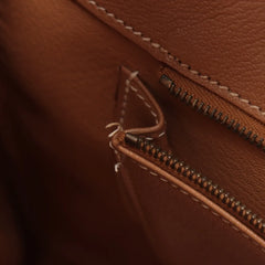 Hermes Birkin 35 Natural Sable  Ardennes Square B Stamp