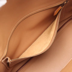 Hermes Birkin 35 Natural Sable  Ardennes Square B Stamp