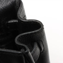 Hermes Kelly 25 Noir Everglain PHW - Stamp J Square