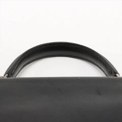 Hermes Kelly 25 Noir Everglain PHW - Stamp J Square
