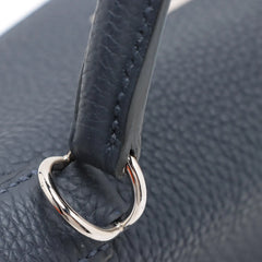 Hermes Kelly 28 Togo PHW X Stamp Blue Nuit