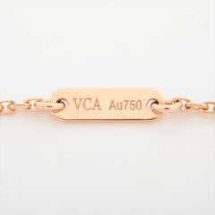 Van Cleef & Arpels Sweet Alhambra hearts Carnelian Bracelet