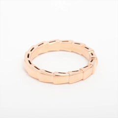 Bvlgari Serpenti The Viper Band Ring Rose Gold size 57