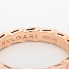 Bvlgari Serpenti The Viper Band Ring Rose Gold size 57