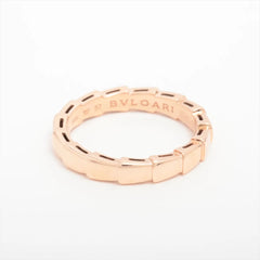 Bvlgari Serpenti The Viper Band Ring Rose Gold size 57