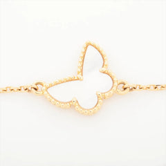 Van Cleef & Arpels Sweet Alhambra Butterfly White Mother Of Pearl Bracelet