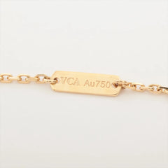 Van Cleef & Arpels Vintage Alhambra Carnelian Necklace