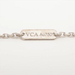 Van Cleef & Arpels Vintage Alhambra Diamond Necklace White Gold